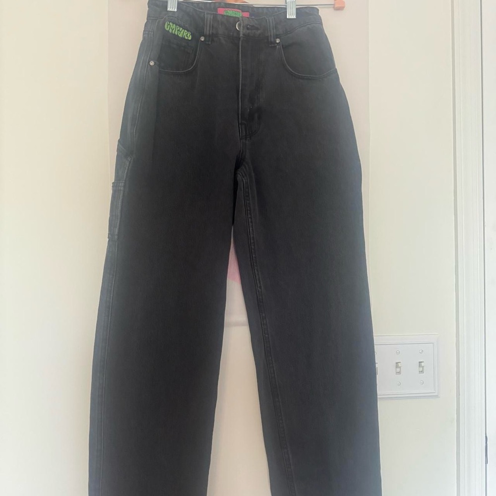 Empyre Black Wide Leg Jeans